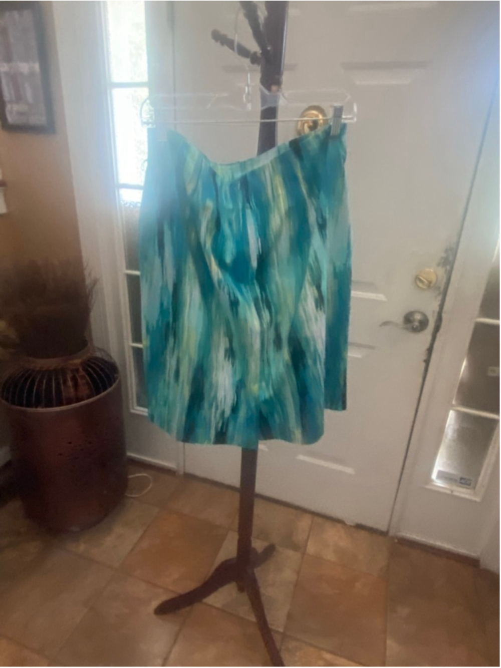 Women's Worthington Teal & Green skirt Set Size 14 - Picture 12 of 12